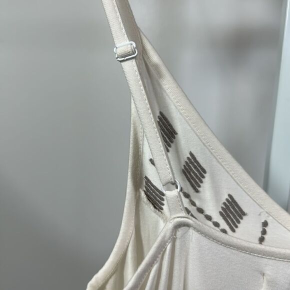 VOLCOM Women’s Best Fest Handkerchief Hem Strappy Sundress White/Gray Size Small - Picture 11 of 16